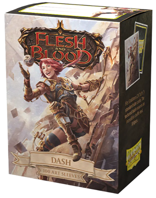 flesh and blood dash art sleeves matte 63 x 88 pack of 100